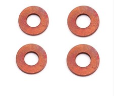 Serie 4 Guarnizioni In Fibra Rosse  Punterie Alfa Romeo Giulia Spider Gt 75...