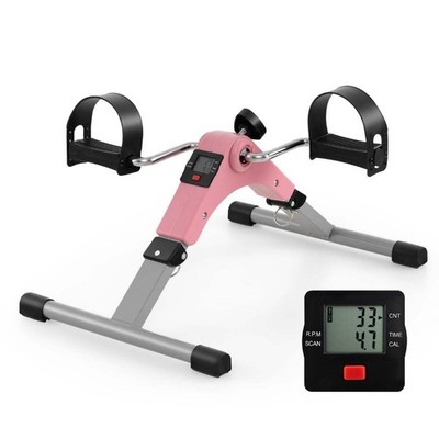 Unter Schreibtisch Heimtrainer Pedaltrainer mit LCD Display für Beine und Arme Arbeit