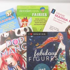 How To Draw Manga Anime Guide Drawing Characters Faces Figures Expressions Lot 5