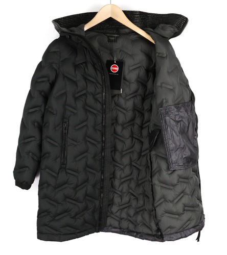 COLMAR 2208 Women Jacket XXS Down Insulated Hooded Zipper Quilted Mid-Length - 第 4/12 張圖片