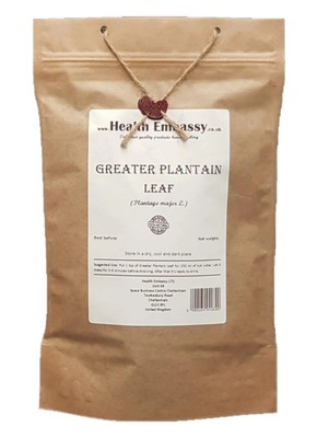 Health Embassy Greater Wegerich Leaf (Plantago Major L) (100g)