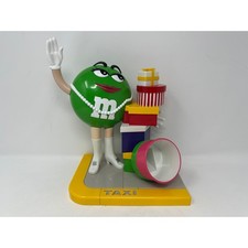 M&Ms Ms Green Taxi Shopping Candy Dispenser Green Character Go-Go Boots Pearl