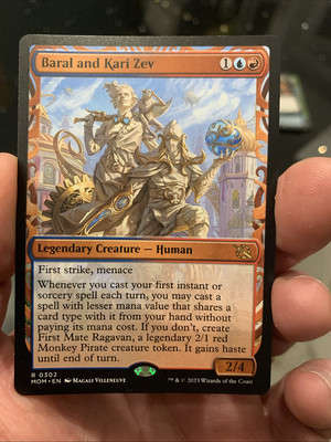 MTG Baral und Kari Zev (Showcase) [Marsch der Maschine, Near Mint]