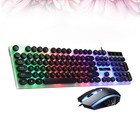 USB-Computer verdrahtete Tastatur Komfortable Hintergrundbeleuchtung Tastatur