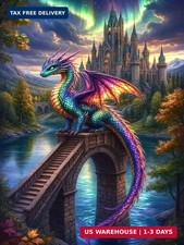 Dragon Diamond Art Kits for Adults- 5D Diamond Painting Kits for Adults-DIY Full