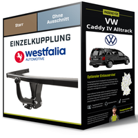 Starre AnhäNgerkupplung FüR VW Caddy IV Alltrack 15- Typ Saa/Sab Westfalia NEU
