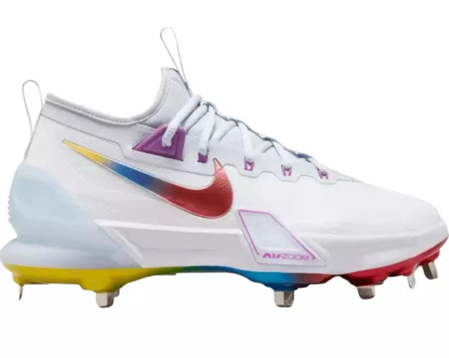 Crampons de baseball Nike Air Force Zoom Trout 9 Elite « Rainow » FV4575 106 pour homme 12