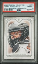 2023 MUSEUM COLLECTION CANVAS COLL REPRINTS #CCR15 ADLEY RUTSCHMAN PSA 10
