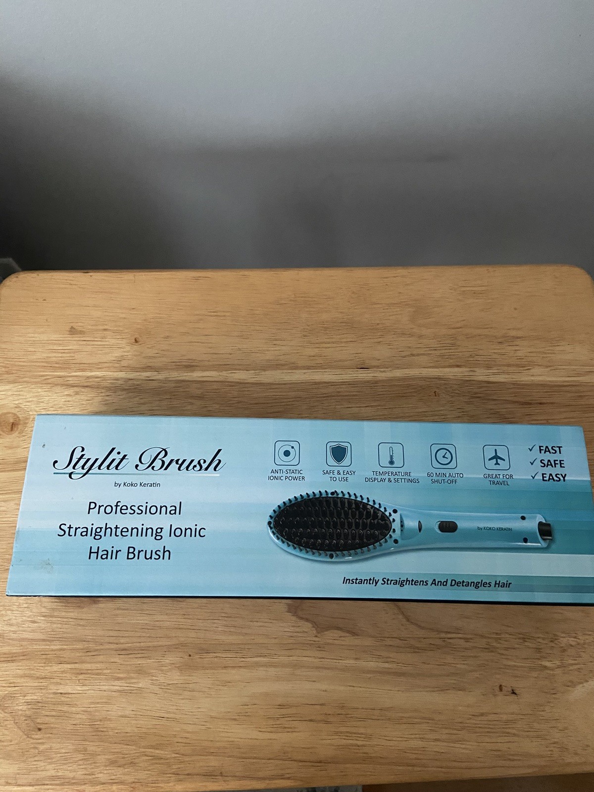Stylit Electric Hair Brush By Koko Keratin Professional Ionic Straightening