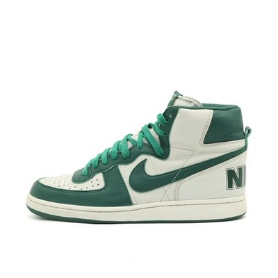 Nike Herren Dunk High 1985 Sneaker Weiß/Grü Leder Edition Basketballschuhe EU 43
