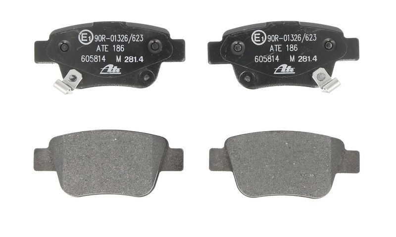 Plaquettes de frein ATE à haute friction pour Avensis 2003 freinage court