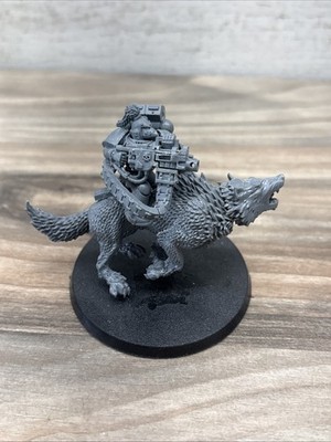 Warhammer 40K Space Wolves Thunderwolf Cavalry   Assembled