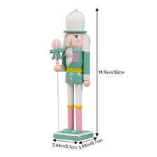 Large 30/38cm Christmas Wooden Nutcracker Xmas Soldier Traditional Festive Decor