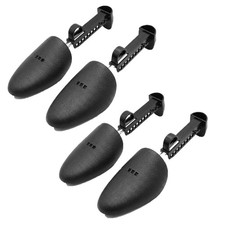 2Pairs Shoe Trees for Men, Adjustable Stretcher, Boot 6-14 US, Black