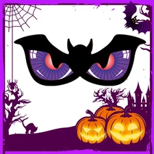 Halloween Glowing Spooky Eyes Lights for Halloween Bat Decorative Piece
