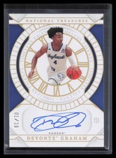 Devonte' Graham Auto 2022-23 Panini NT #TT-DGR Timeless Talents Gold /10