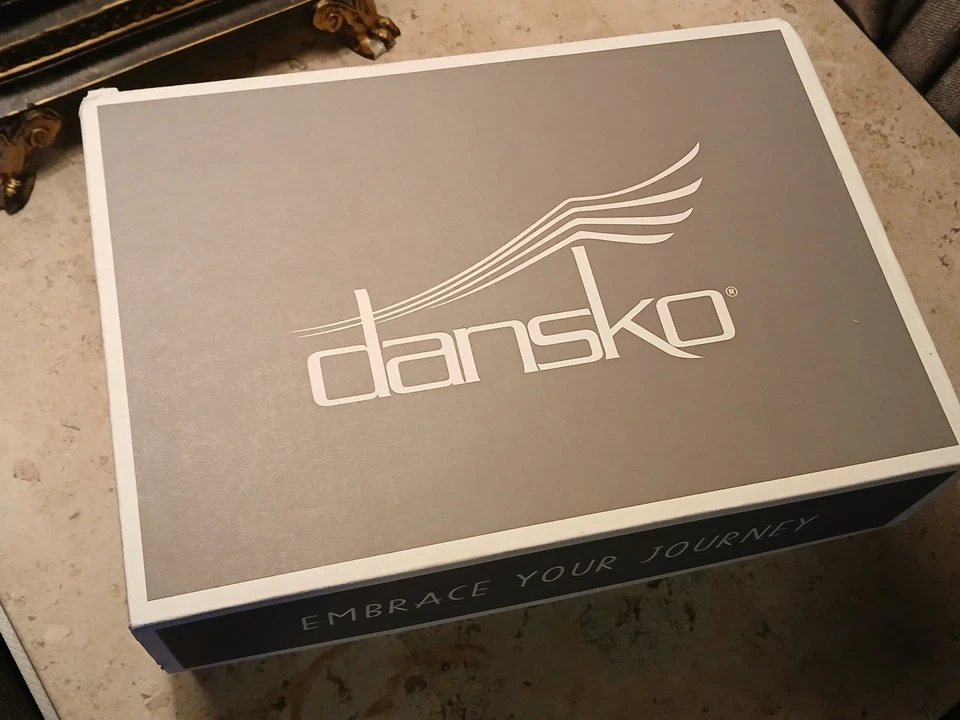 Сандалии Dansko Kandi синие литые без шнуровки деревянная платформа - Изображение 4 из 4