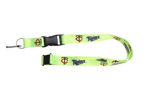 Minnesota Twins MLB Neon Lanyard 2 Pack - Picture 2 of 2