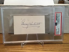 HOF Gabby Hartnett Cut Auto Signed PSA Authenticated Encapsulated 