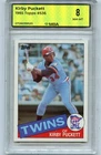 1985 TOPPS #536 KIRBY PUCKETT ROOKIE CARD RC, MINNESOTA TWINS, HOF - MBA 8 (520)