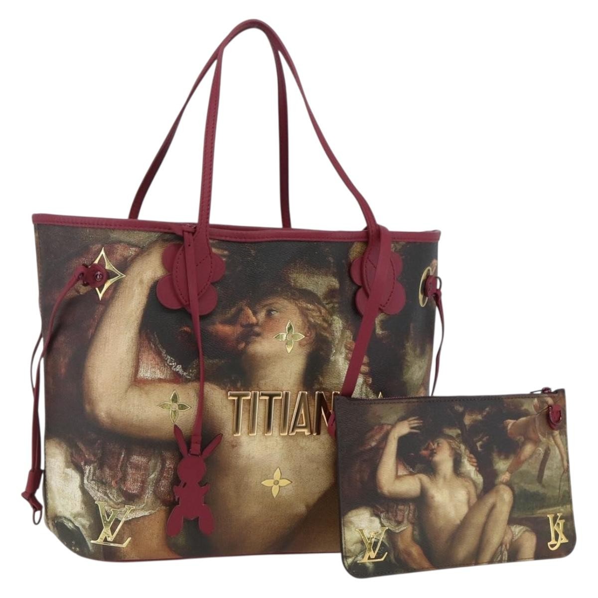 Louis Vuitton Neverfull Nm Tote Limited Edition Jeff Koons Titian
