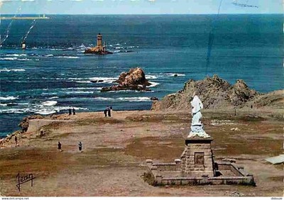 Postkarte - 29 - La Pointe du Raz - Notre Dame des Naufragés - Ile de Sein -