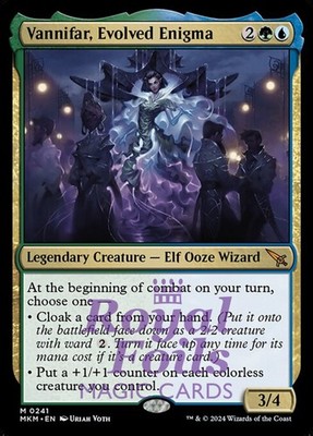 Vannifar, Evolved Enigma 1x FOIL MTG Murders at Karlov Manor MKM Mythic MINT