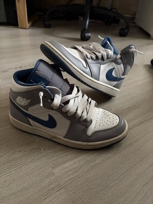 Nike Air Jordan 1 Grün/Lila Größe 42 Blau Weis Grau