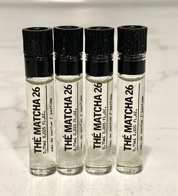 4X Le Labo The Matcha 26 Eau de Parfum Sample Vial .025oz, .75mL