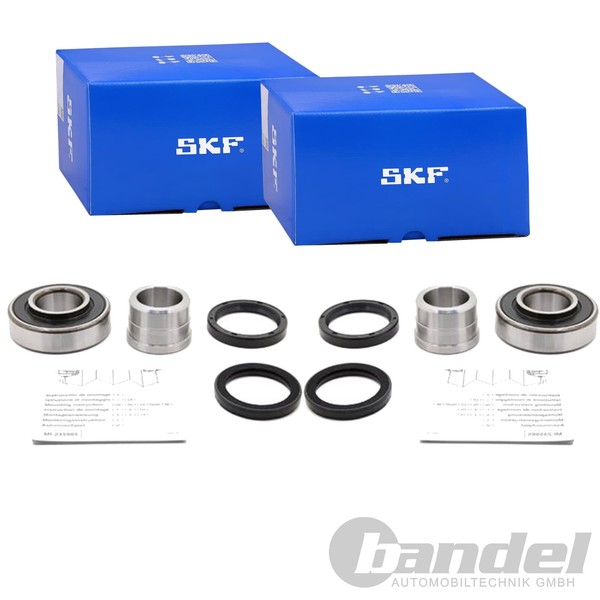 2X SKF RADLAGER-SATZ Radlager Satz Hinten Radlager SET-image