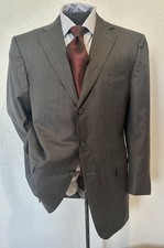 Superb 1800 Ermenegildo Zegna 3 Buttons Side Vents Men Jacket 42 R