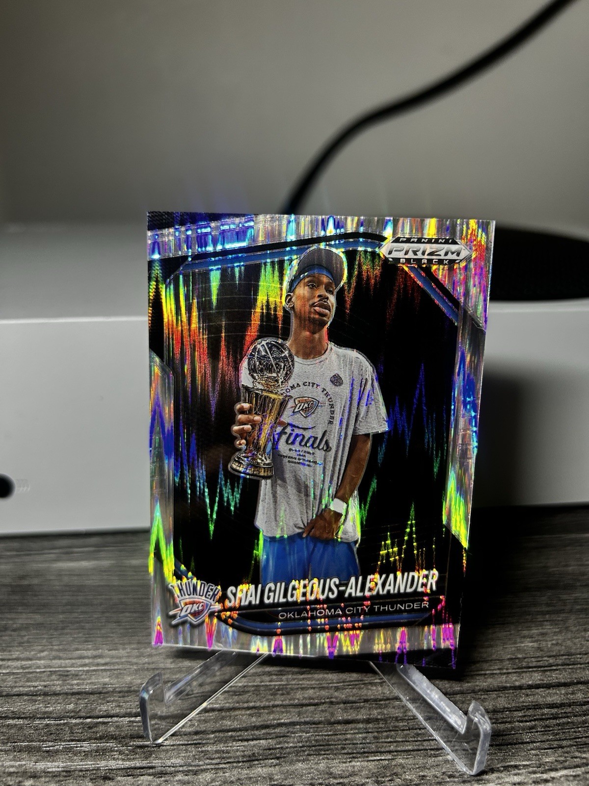 2024-25  Prizm Black #164 Shai Gilgeous-Alexander Skewed Prizm /249 SP Thunder