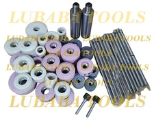 Sioux Valve Seat Grinding Wheels 36 Pcs stones With 12 Pcs Pilots +2 holder