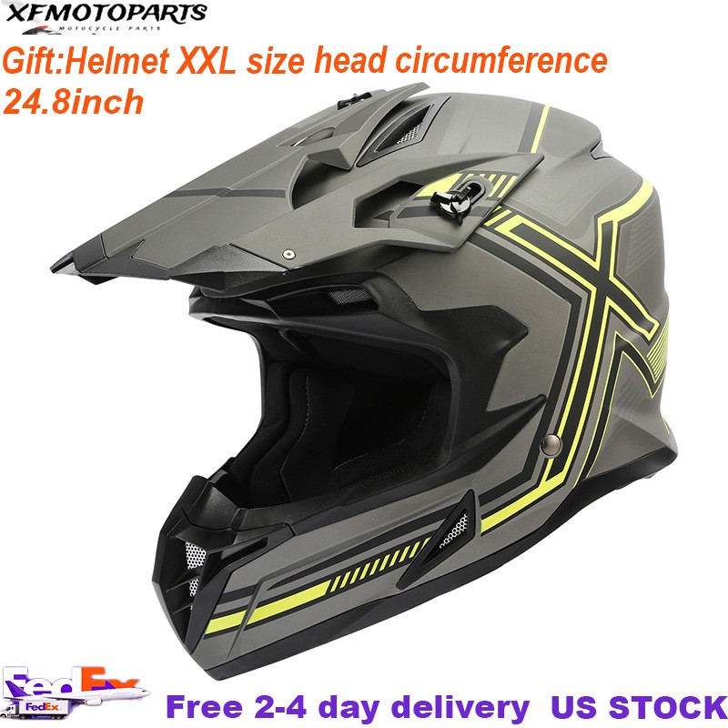 DOT Adult Helmet Off Road Dirt Bike UTV Racing Motocross Helmet M/L/XL/XXL DOT