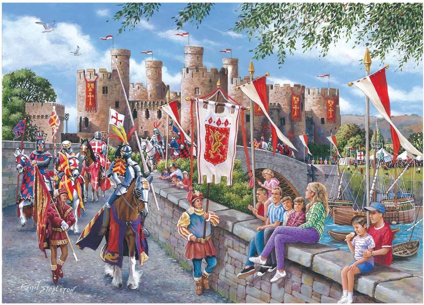 House of Puzzles Castell Conwy Jigsaw Puzzle (1000 Pieces)