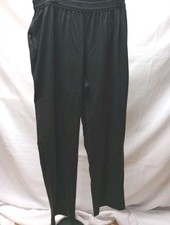 Hanes Men's Size 2XL Black Pant Jersey Knit Pocket Drawstring Waist