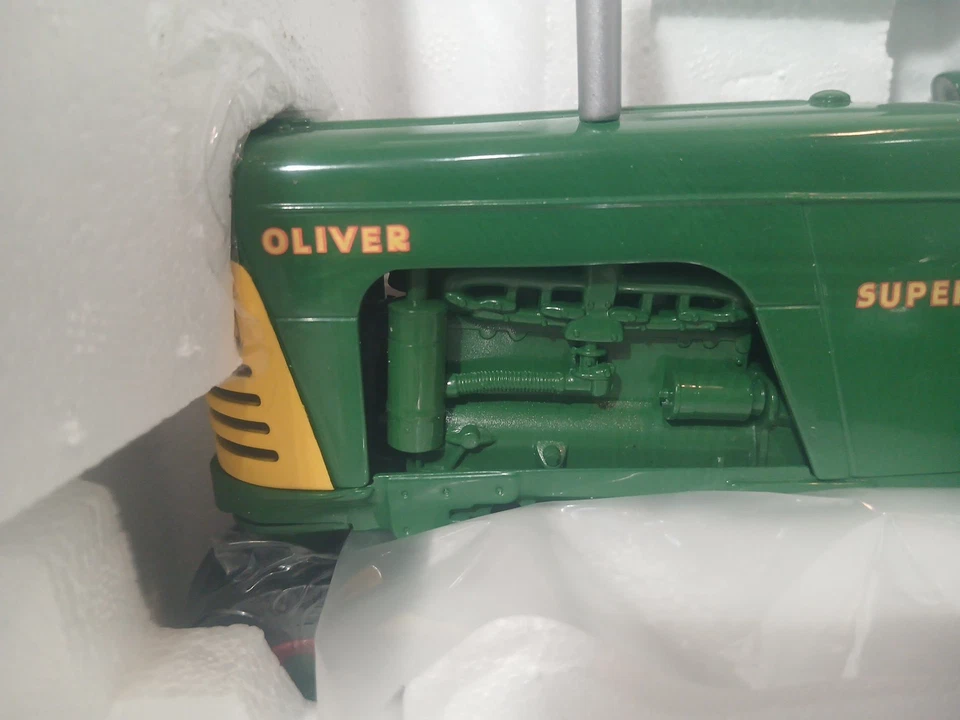 SpecCast Oliver Super 77 NarrowFront Farm Tractor Red Rims 1/16 Diecast #SCT 222 - Image 2 of 4