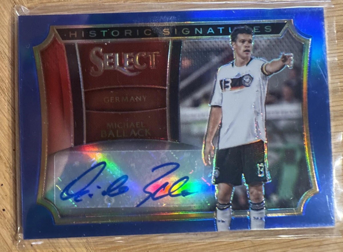 2015-16 Panini Select - Historic Signatures Michael Ballack #HS-MB