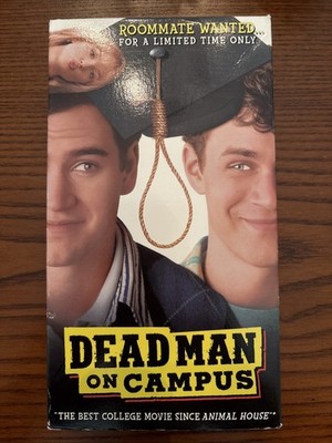 Dead Man on Campus (VHS, 1999) Cult Classic Dark Comedy MTV Film College V11