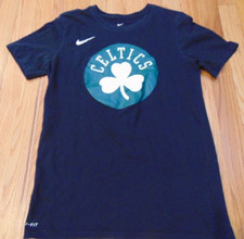 NIKE NBA BOSTON CELTICS BLACK DRI-FIT T-SHIRT SIZE S