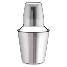 3piece Stainless Steel Cocktail Shaker 8ounce