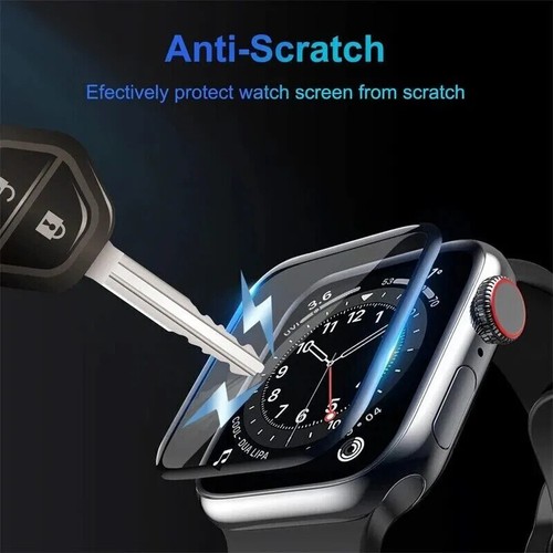 For Apple Watch 6 SE 7 8 9 Ultra 3D Full Glass Screen Protector 41/44/45/49mm - Picture 11 of 12