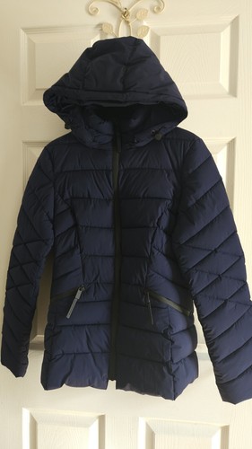Warmer Damenmantel Größe 6 marineblau von M&S sehr guter Zustand