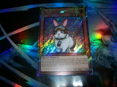 Rescue Rabbit 1st Edition Platinum Secret Rare RA02-EN008 Yu-Gi-Oh!