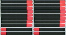 20x Hook and Loop cable ties 500 x 50 mm neon red FK cable Hook and Loop cable Hook and Loop Hook and Loop