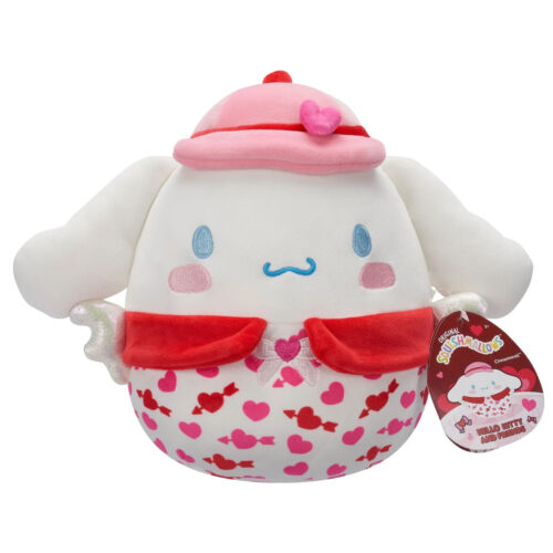 Sanrio Cinnamoroll Heart Pattern Plush Toy Kawaii Character Stuffed Animal wTags