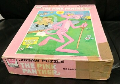 Vintage Pink Panther Boxed Puzzle, 1978, 