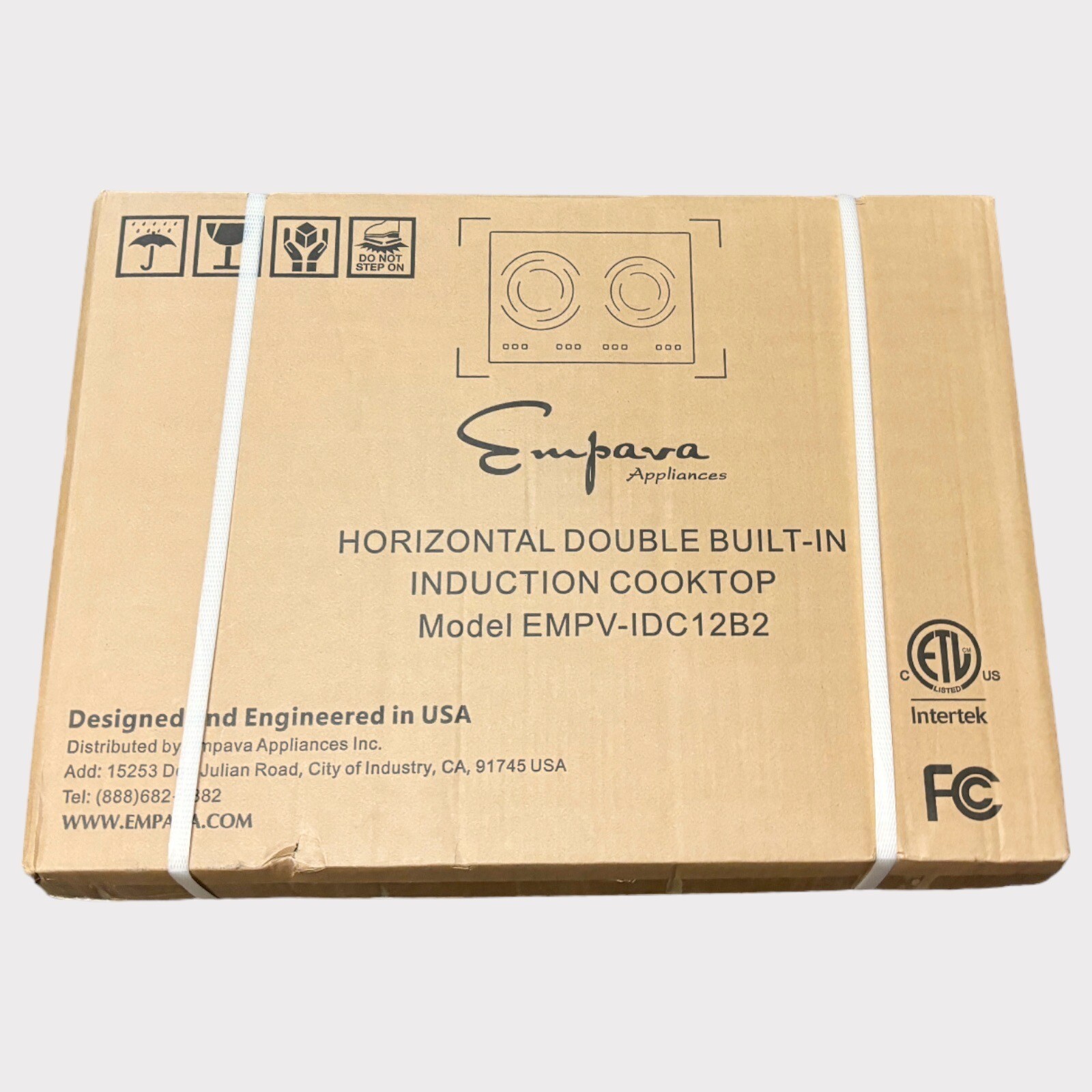 New Empava Horizontal Double BuiltIn Induction Cooktop EMPV1DC12B2 RV