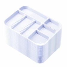 Dental 135 C Divided Instrument Type Plastic Separate Set Up Trays 4 Colors Size