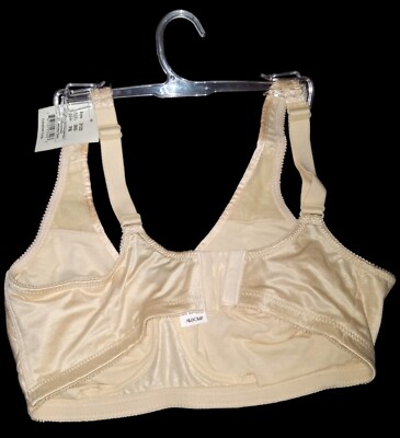 Amoena Bra Pearl Beige Style 2123 Size 36D New Lingerie Store w/ Tags Hanger